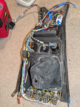 Very swanky dash wiring